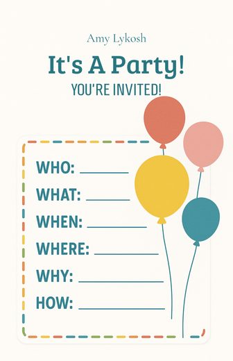 Cover of It's a Party! You're Invited!